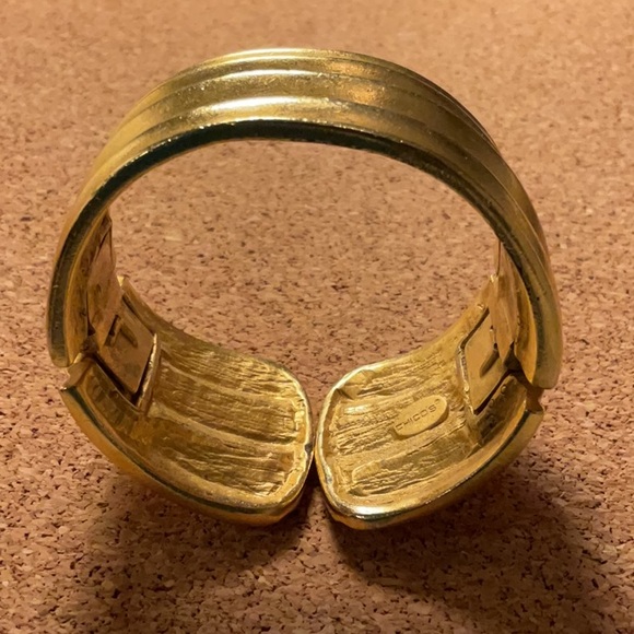 Chico's Gold Ribbed Bracelet - Picture 2 of 4